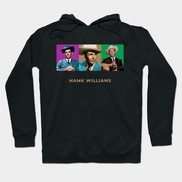 Hank Williams Hoodie by PLAYDIGITAL2020